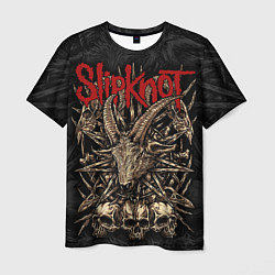 Футболка мужская Slipknot - goat head, цвет: 3D-принт