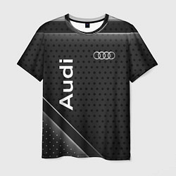 Мужская футболка Audi карбон
