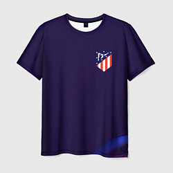 Мужская футболка Фк Atletico абстракция