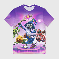 Мужская футболка Plants vs Zombies - characters