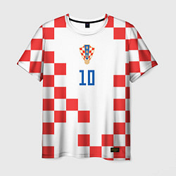 Футболка мужская Модрич Сборная Хорватии форма к чемпионату мира 20, цвет: 3D-принт