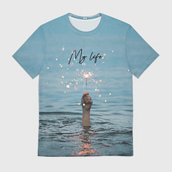 Мужская футболка Коротко о моей жизни