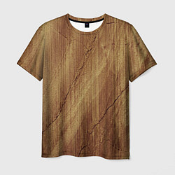 Мужская футболка Деревянная текстура