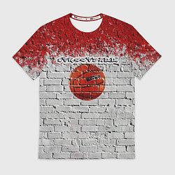 Мужская футболка Стритбол это дорога в большой баскетбол