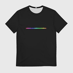 Мужская футболка Радужный эквалайзер