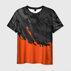 Мужская футболка Black & Orange