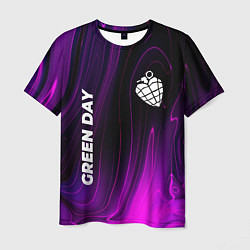 Мужская футболка Green Day violet plasma