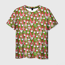 Мужская футболка Рождественские гномы