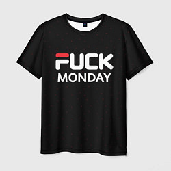 Мужская футболка Fuck monday - antibrand, fila