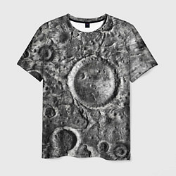 Мужская футболка Поверхность луны
