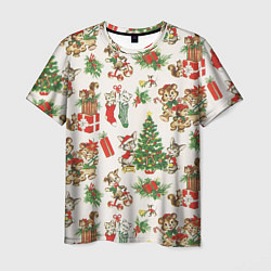 Мужская футболка Christmas Рождество