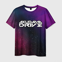 Мужская футболка Akudama Drive gradient space