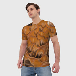 Футболка мужская Шоколадная лава, цвет: 3D-принт — фото 2