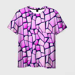 Мужская футболка Абстрактная мозаика - паттерн