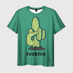 Мужская футболка Fucktus cactus