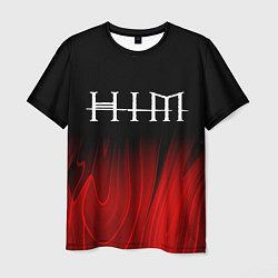 Мужская футболка HIM red plasma