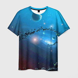 Мужская футболка Бесконечное космическое пространство - Nasa