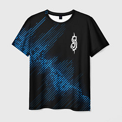 Мужская футболка Slipknot звуковая волна