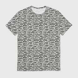 Мужская футболка Машины легковые и грузовые