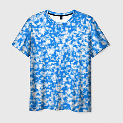 Мужская футболка Абстрактные облака - текстура