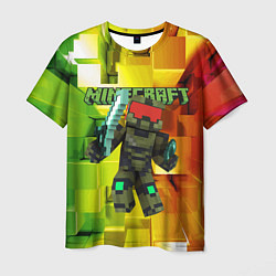 Футболка мужская Minecraft - Мастер Чиф, цвет: 3D-принт