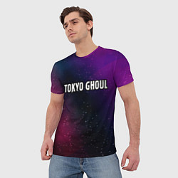 Футболка мужская Tokyo Ghoul gradient space, цвет: 3D-принт — фото 2