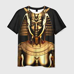 Футболка мужская Египетская царица - Золотой бюст, цвет: 3D-принт