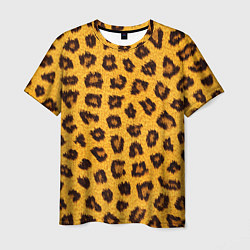 Мужская футболка Текстура леопарда