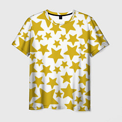 Мужская футболка Жёлтые звезды
