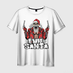 Футболка мужская Злой Санта, цвет: 3D-принт