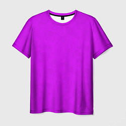Мужская футболка Неоновый розово-сиреневый текстурированный