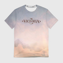 Мужская футболка Victoria 3 на фоне облаков