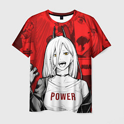 Мужская футболка Chainsaw Man: Power