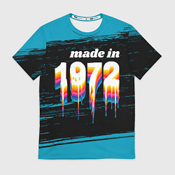 Футболка мужская Made in 1972: liquid art, цвет: 3D-принт