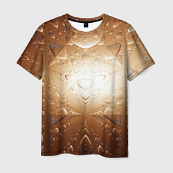 Мужская футболка Абстрактное изображение солнца