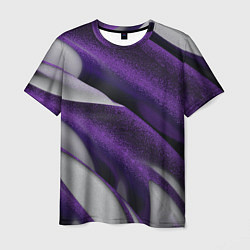 Мужская футболка Фиолетовые волны