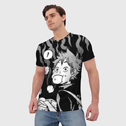 Футболка мужская Хината из Haikyuu!!, цвет: 3D-принт — фото 2