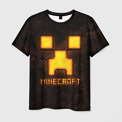 Футболка мужская Minecraft lava, цвет: 3D-принт