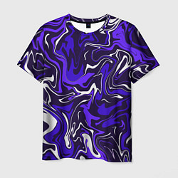 Мужская футболка Фиолетовая абстракция