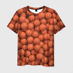 Мужская футболка Баскетбольные мячи