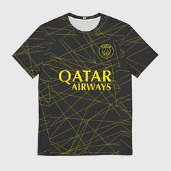 Футболка мужская Лионель Месси форма ПСЖ 2223 четвертая, цвет: 3D-принт