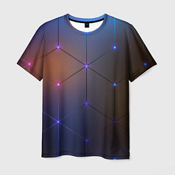 Мужская футболка Космические треугольники