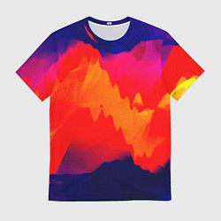 Футболка мужская Битва полигонов нейростеть, цвет: 3D-принт
