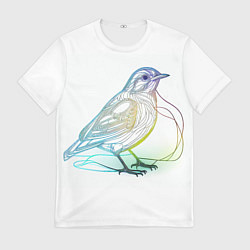 Футболка мужская Neon птица, цвет: 3D-принт