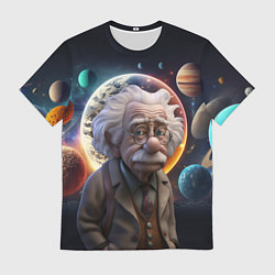 Мужская футболка Альберт Эйнштейн и его теория