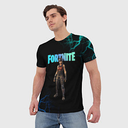 Футболка мужская Renegade Raider Fortnite, цвет: 3D-принт — фото 2