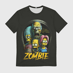 Мужская футболка Simpsons zombie