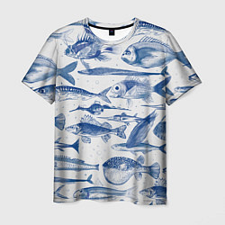 Мужская футболка Морские рыбы