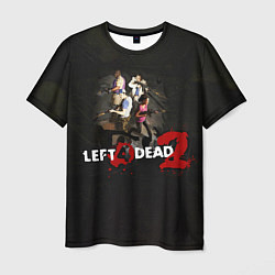 Мужская футболка Left 4 dead 2 команда
