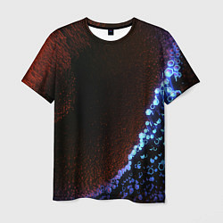 Мужская футболка Неоновый абстрактный свет